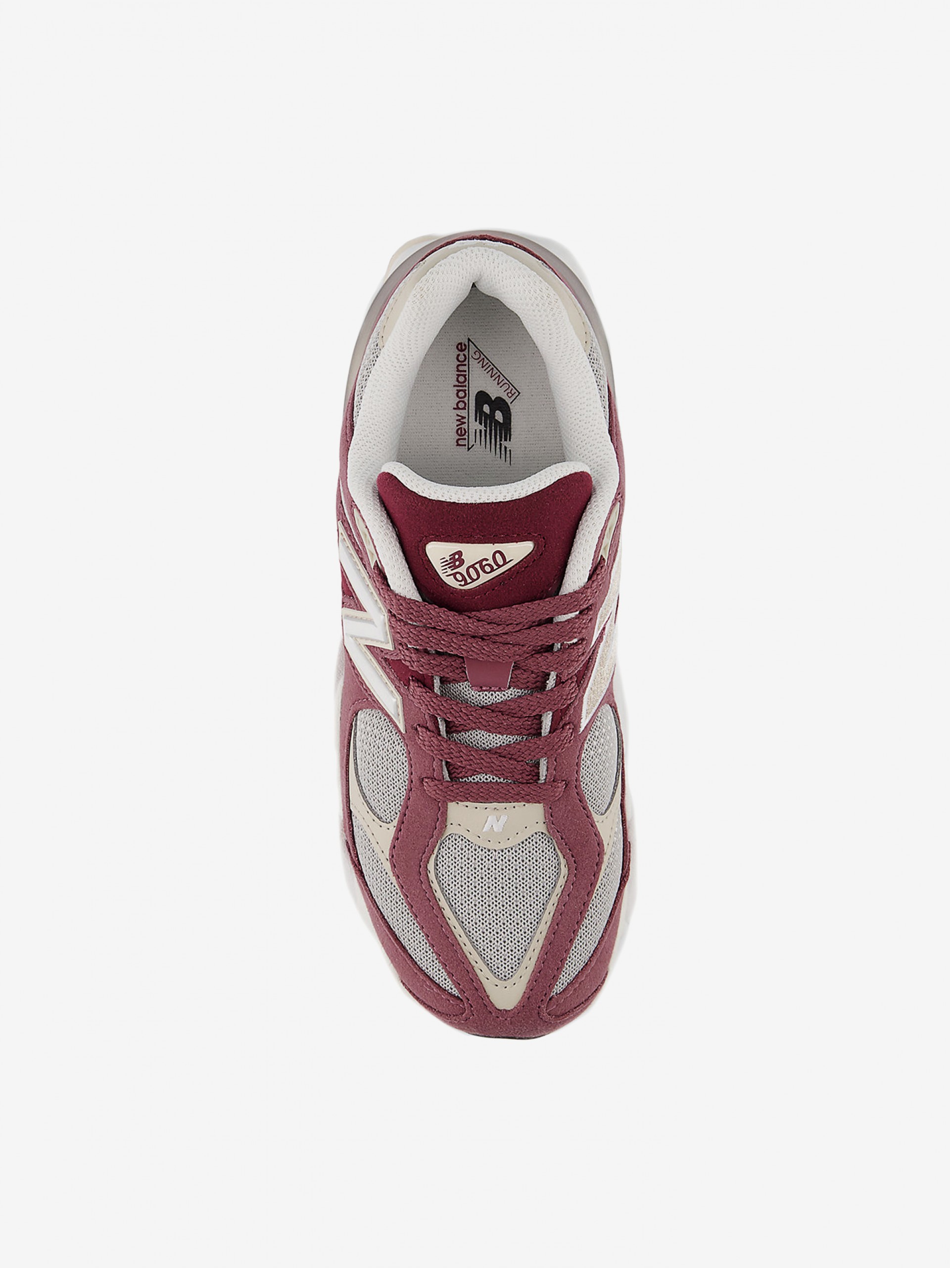 New Balance GC9060 V1 Burgundy and Grey Sneakers