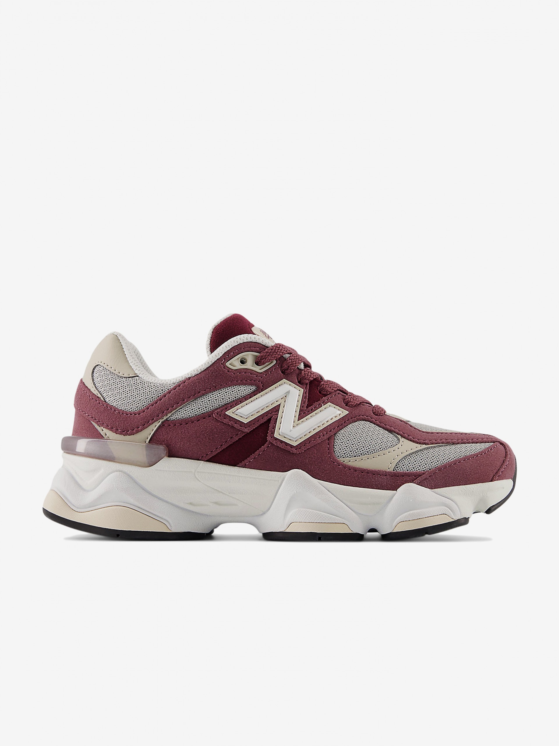 New Balance GC9060 V1 Burgundy and Grey Sneakers