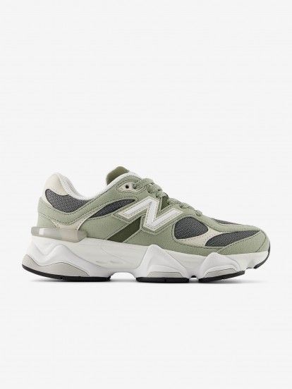 New Balance GC9060 V1 Green and Grey Sneakers