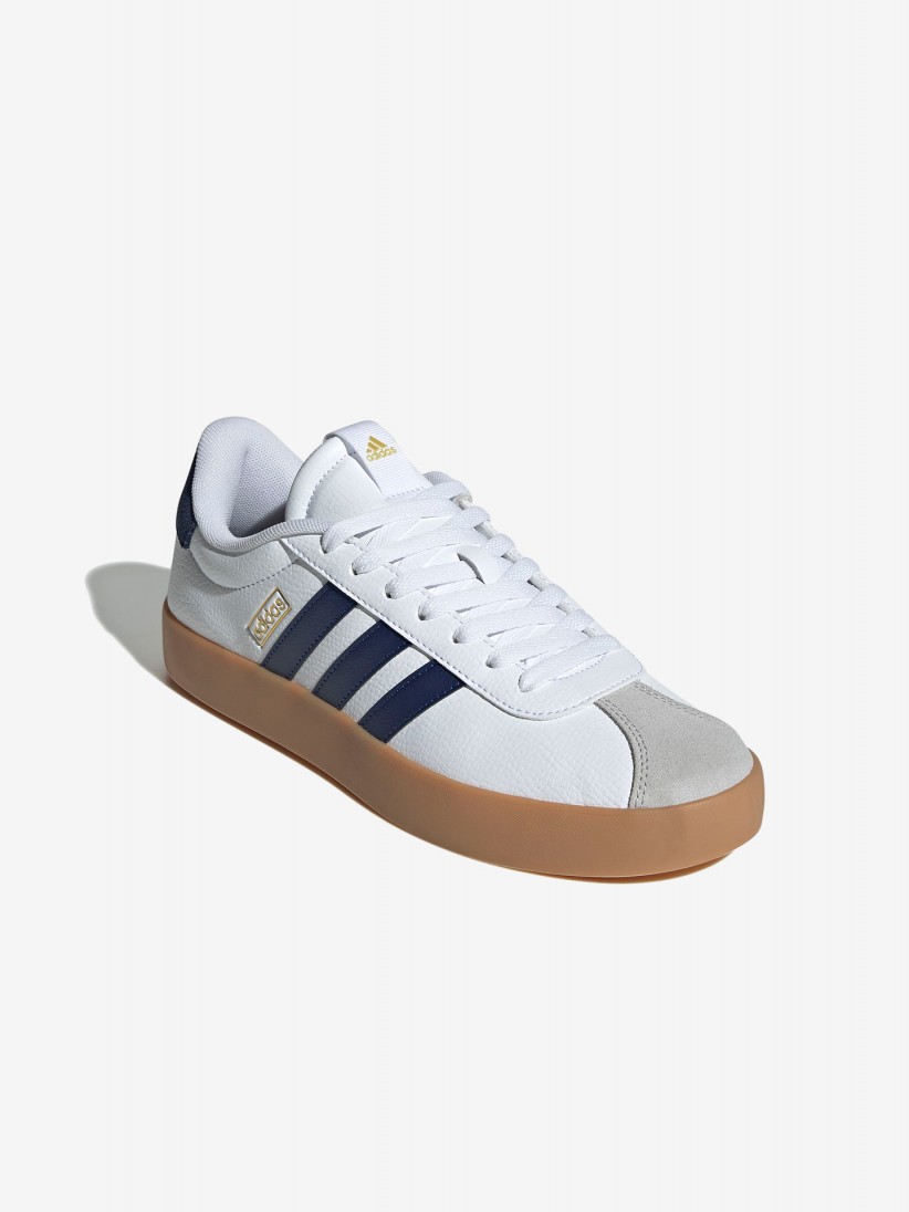 Adidas VL Court 3.0 White and Blue Sneakers