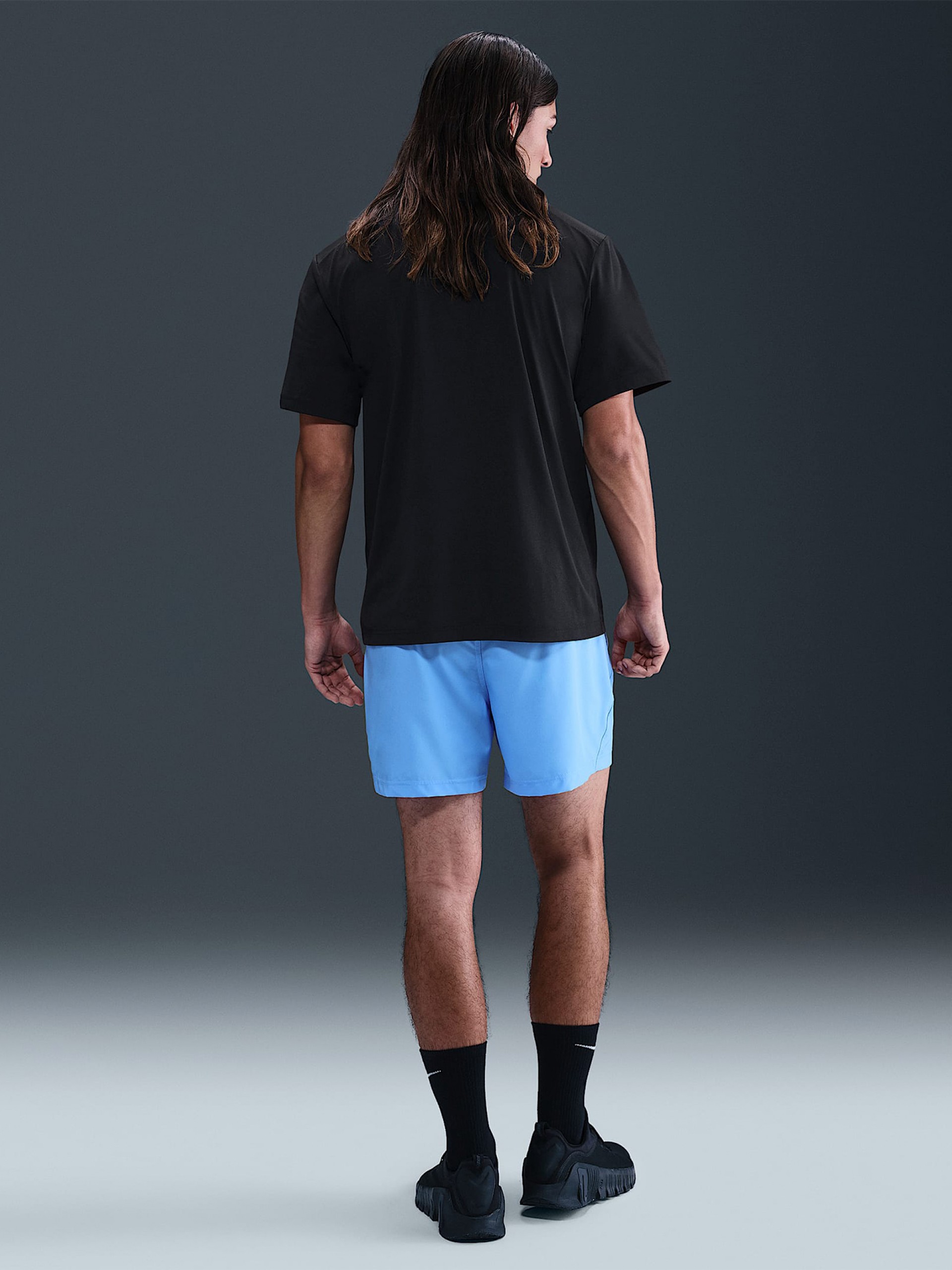 Camiseta de Entrenamiento Nike Hyverse Dri-FIT UV Negra Para Hombre