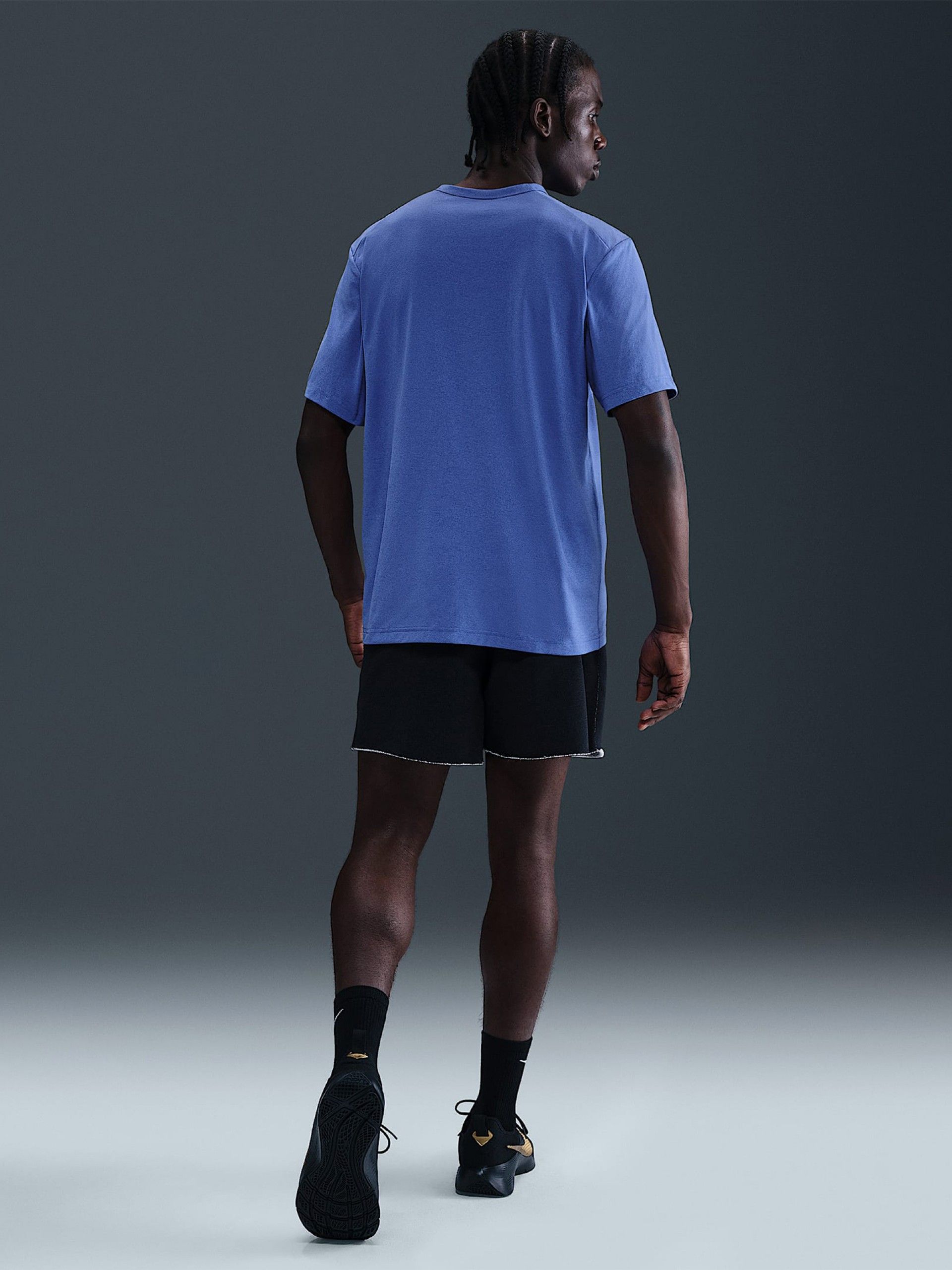 Camiseta de Entrenamiento Nike Hyverse Dri-FIT UV Azul Para Hombre