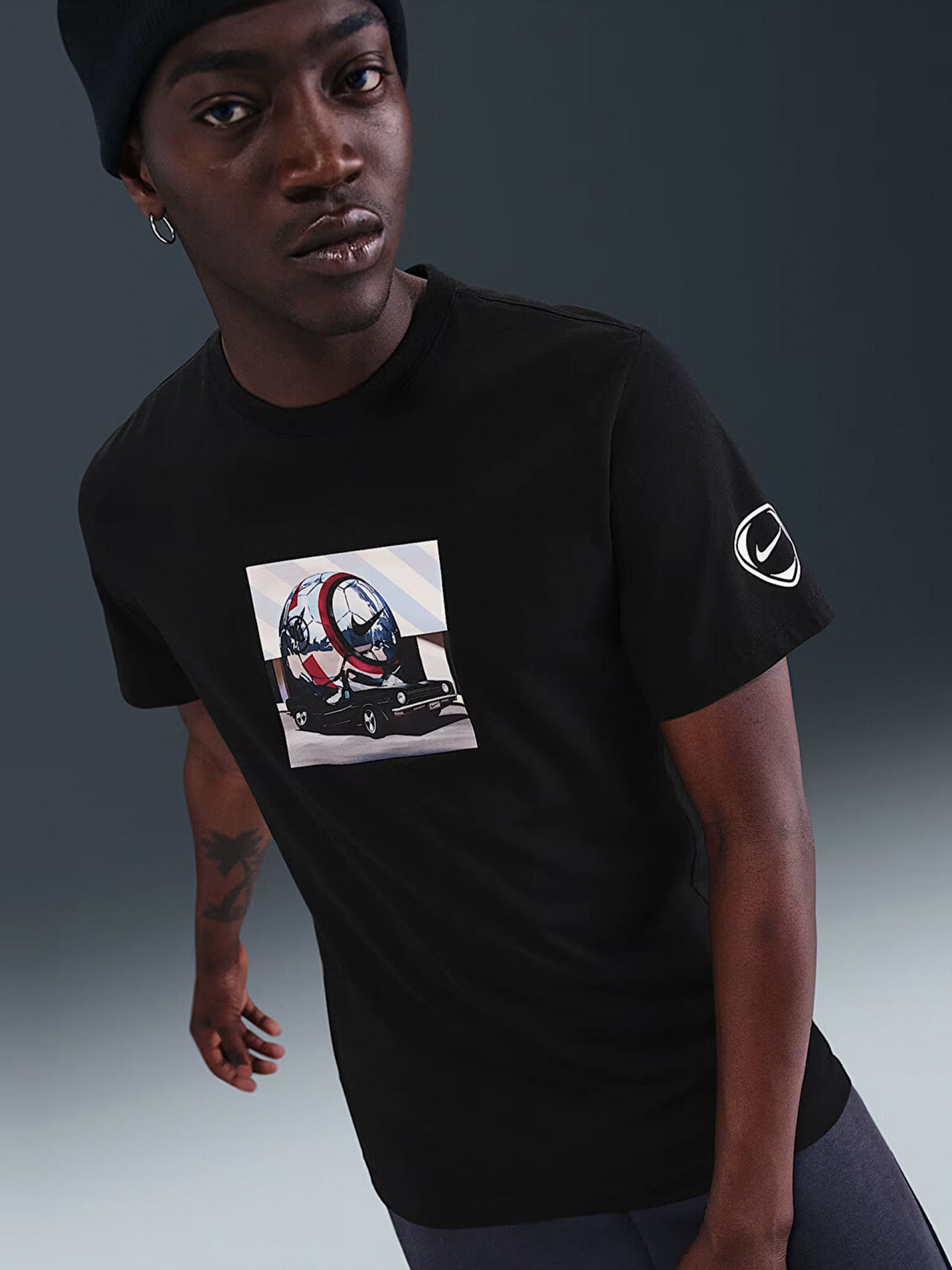 Nike Total 90 Black T-shirt For Men