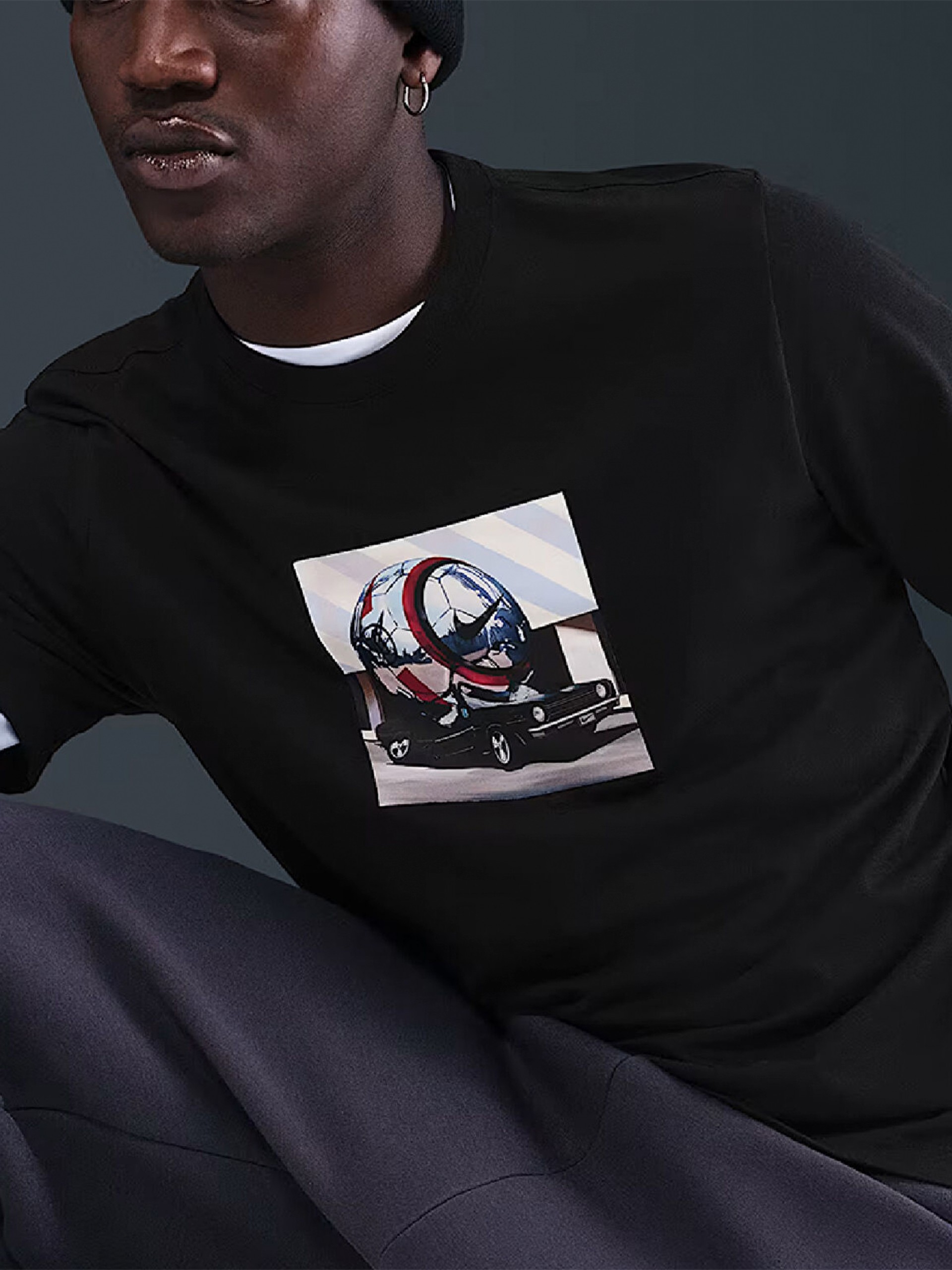 Nike Total 90 Black T-shirt For Men