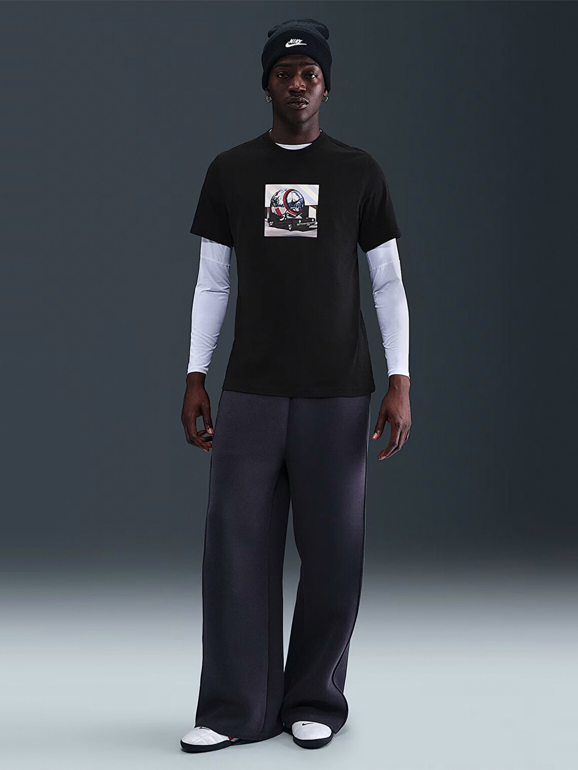 Nike Total 90 Black T-shirt For Men