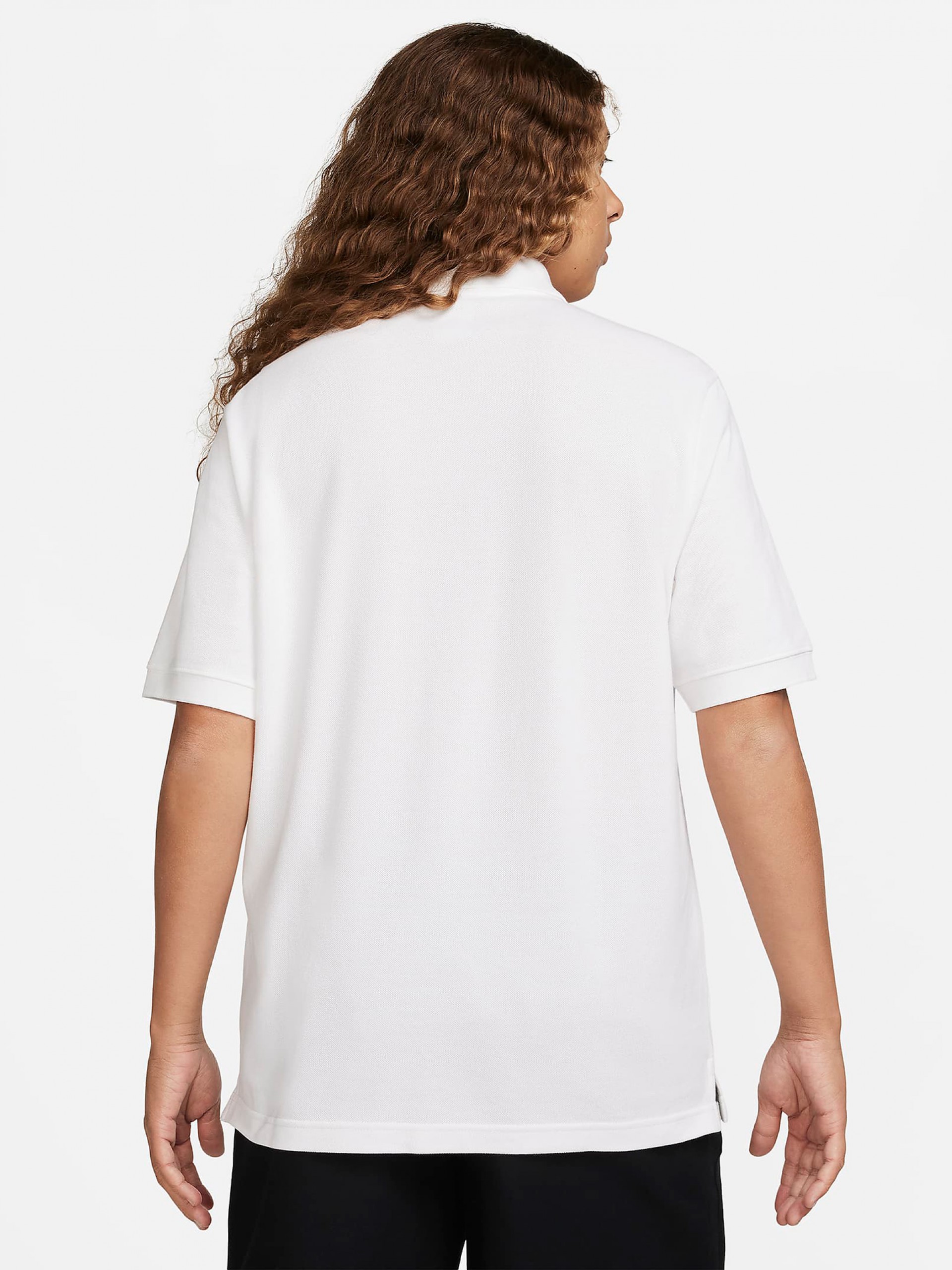 Nike Club White Polo Shirt For Men