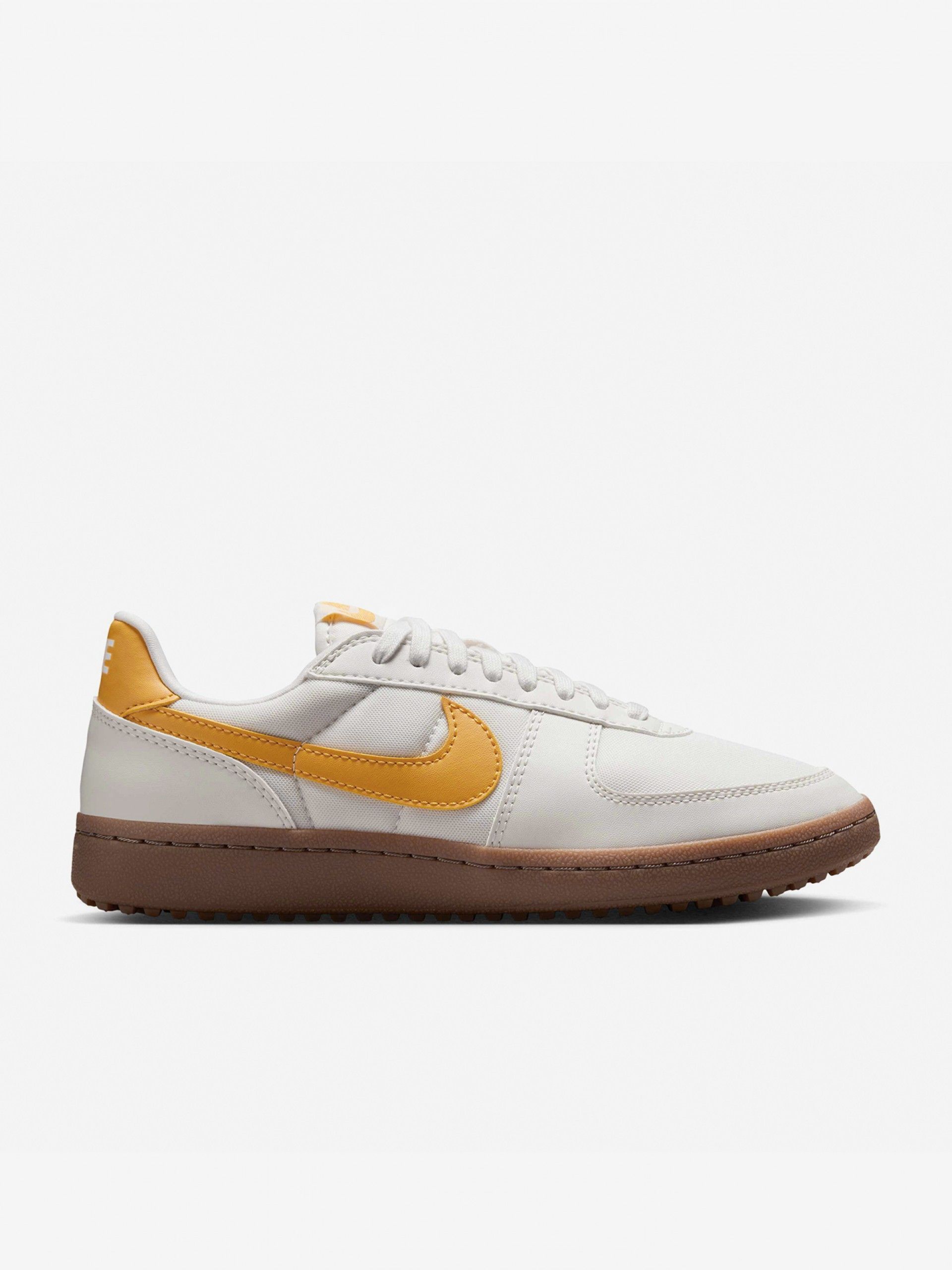 Sapatilhas Nike Field General Brancas e Amarelas Para Mulher