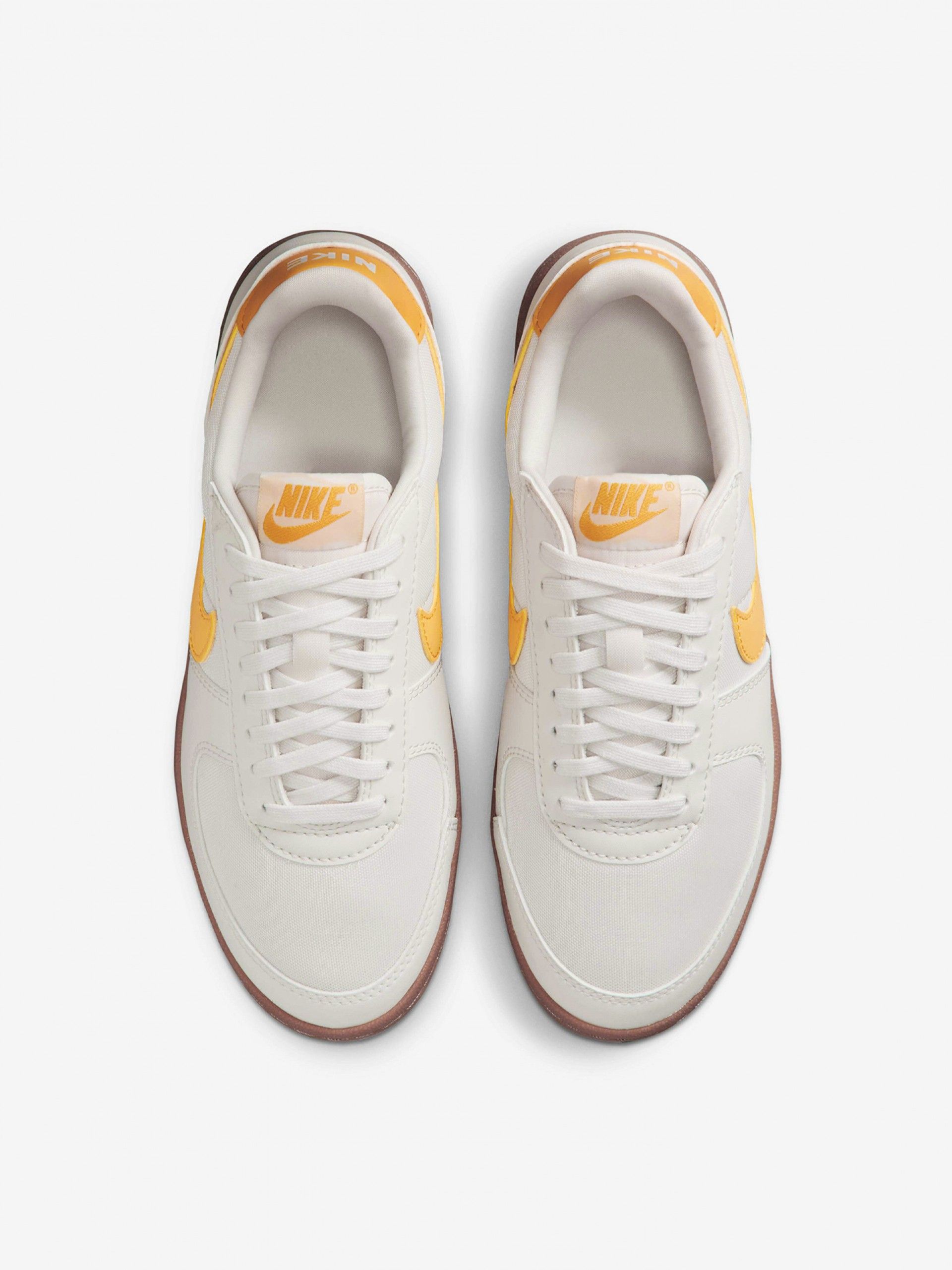 Sapatilhas Nike Field General Brancas e Amarelas Para Mulher