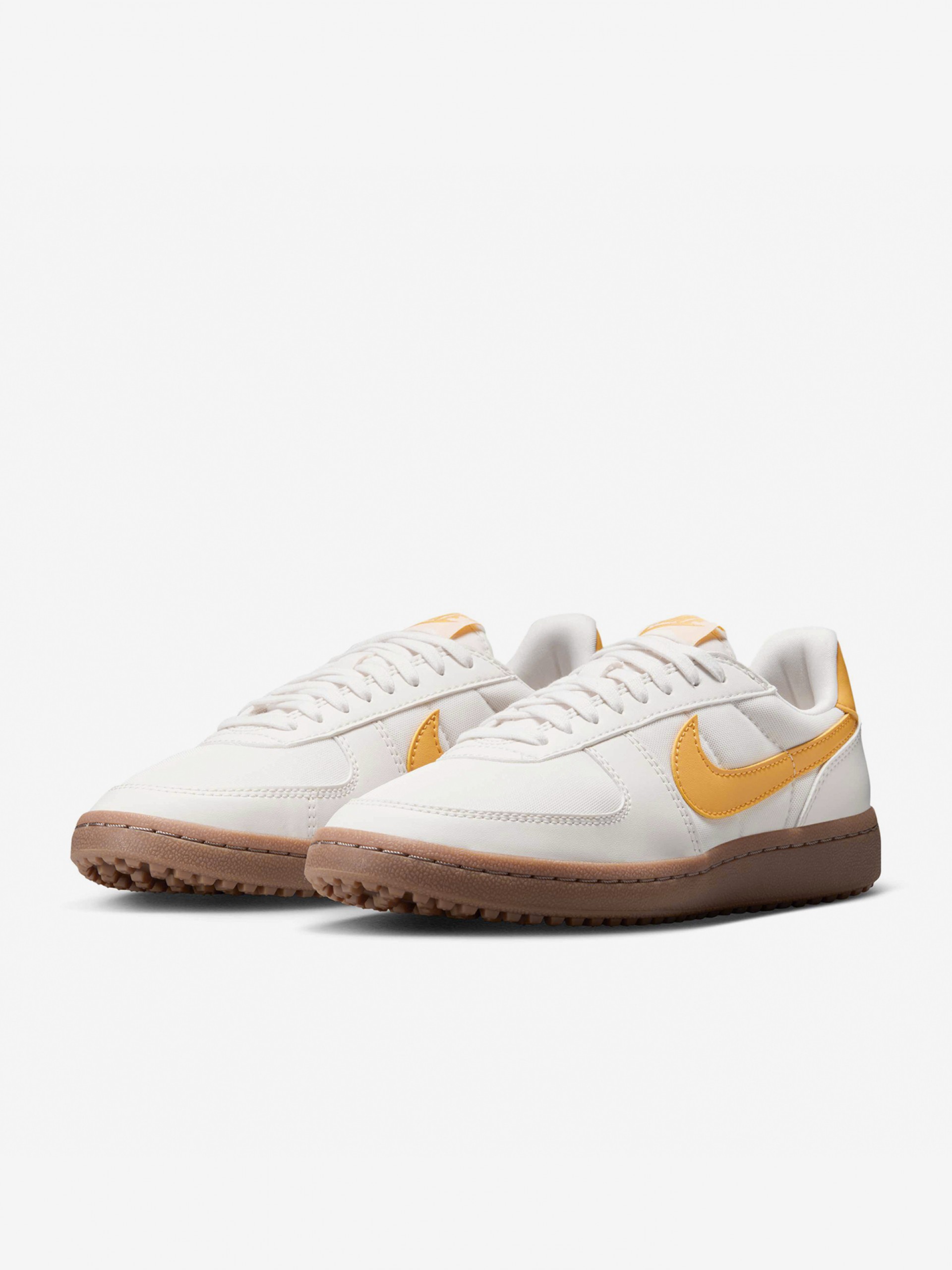 Sapatilhas Nike Field General Brancas e Amarelas Para Mulher