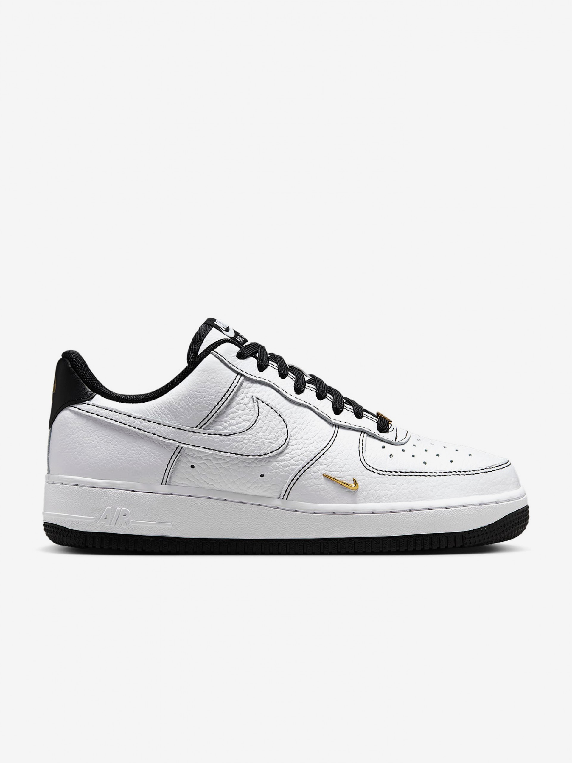 Zapatillas Nike Air Force 1 07 Mini Jewel Blancas y Negras Para Mujer