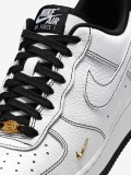 Sapatilhas Nike Air Force 1 07 Mini Jewel Brancas e Pretas Para Mulher