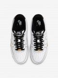 Sapatilhas Nike Air Force 1 07 Mini Jewel Brancas e Pretas Para Mulher