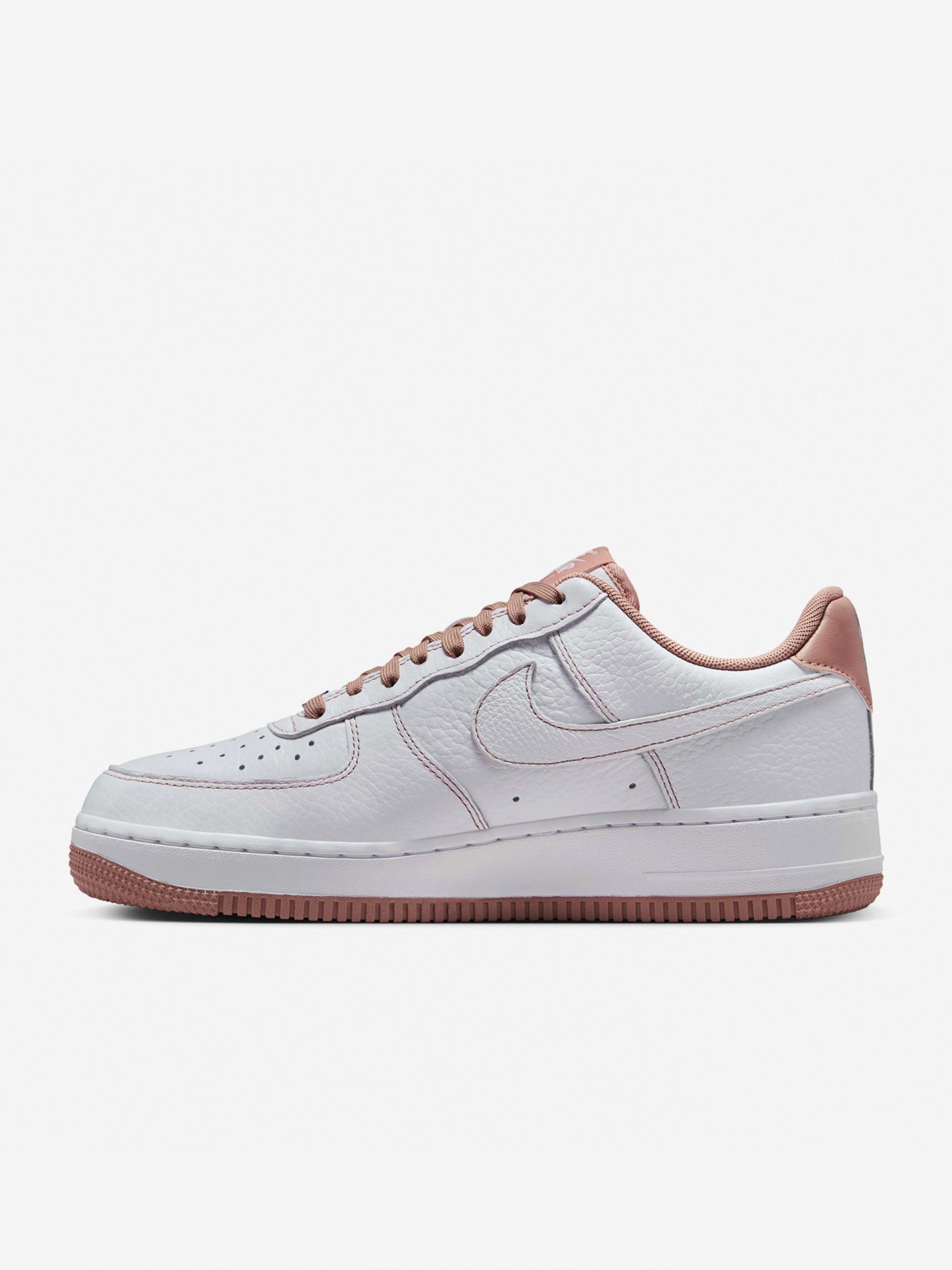 Zapatillas Nike Air Force 1 07 Mini Jewel Blancas y Rosa Para Mujer