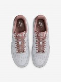 Sapatilhas Nike Air Force 1 07 Mini Jewel Brancas e Rosa Para Mulher