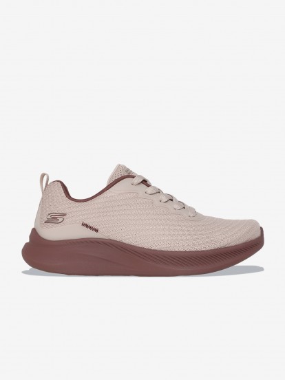 Sapatilhas Skechers Bobs Moda Flex - Mellow Dawn Bege e Castanhas