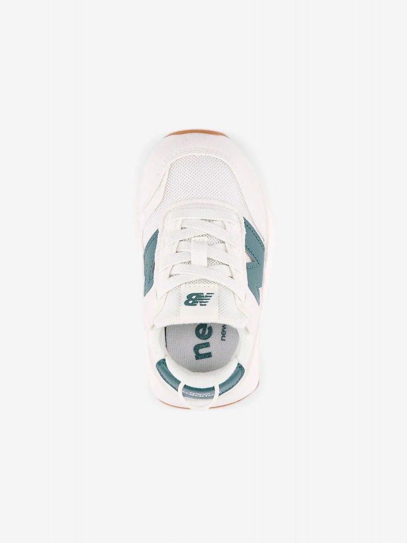 Sapatilhas New Balance 370 Hook & Loop Brancas e Verdes
