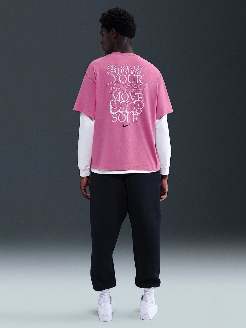 Nike Solo Swoosh Pink T-shirt For Men
