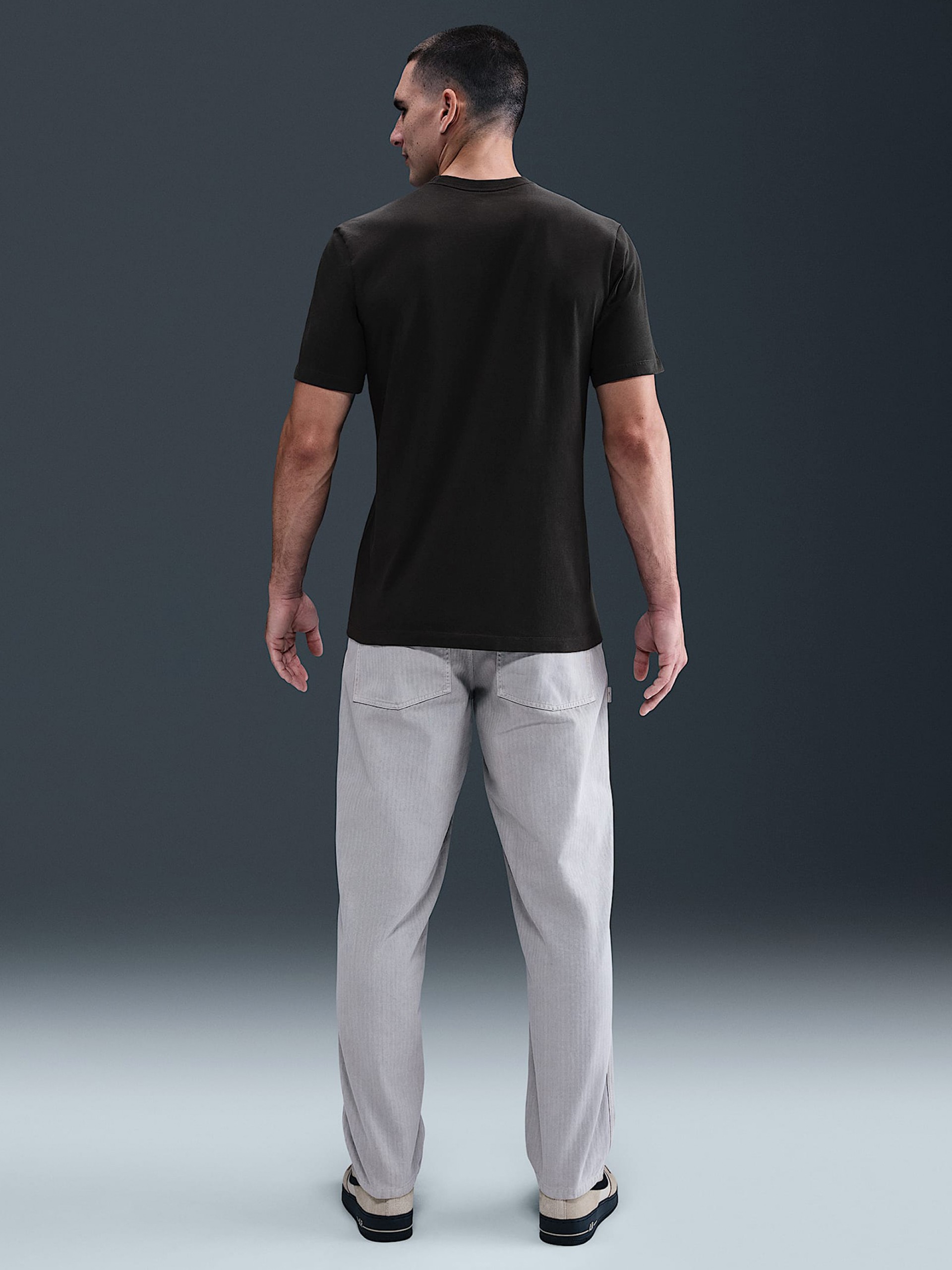 Nike Sportswear Grey T-shirt For Men