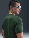 T-shirt de Trail Nike Dri-FIT Verde Para Homem