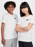 T-shirt Nike Sportswear Jnior Branca