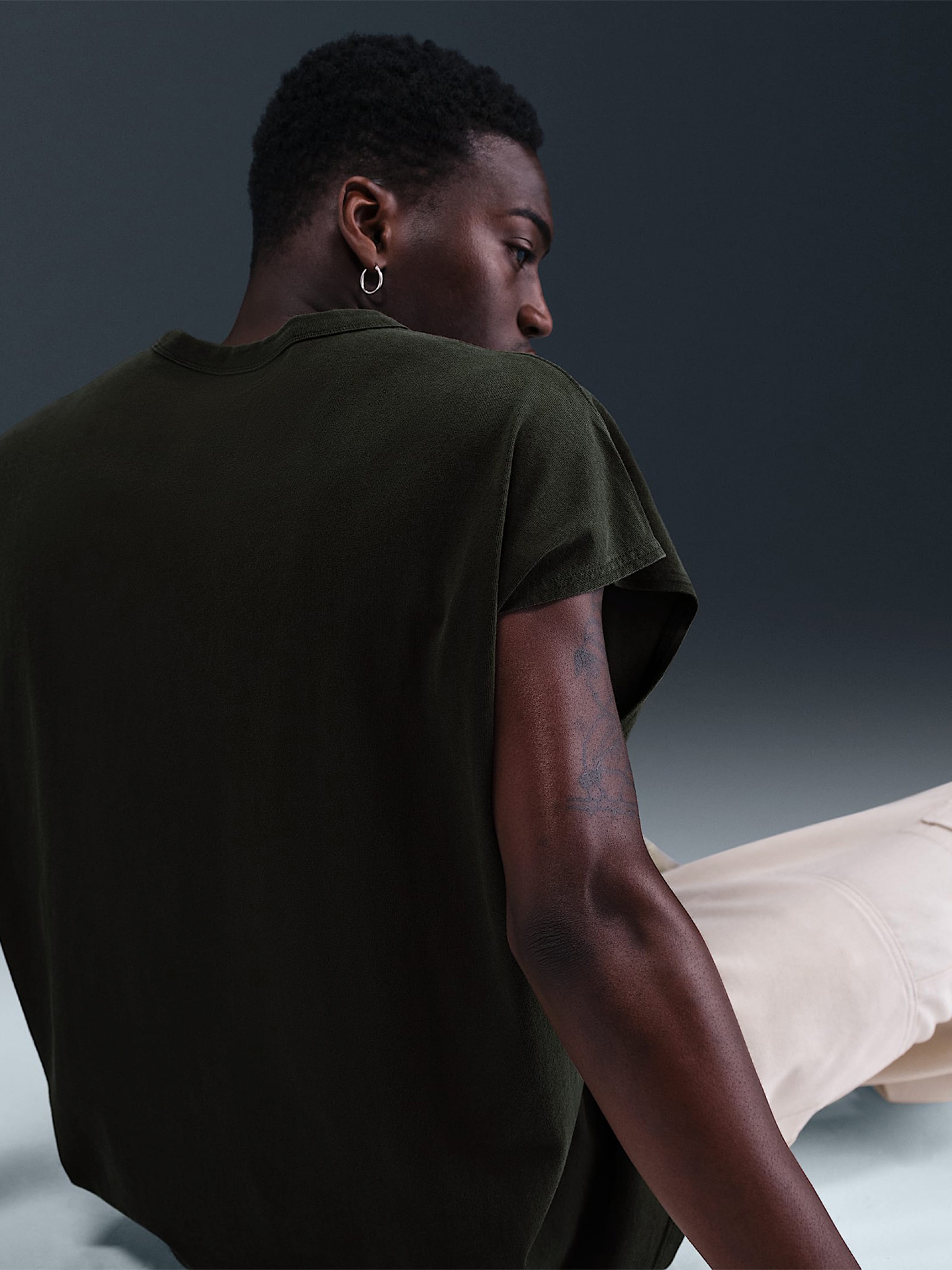 Nike Sportswear Sole Food Green T-shirt For Men