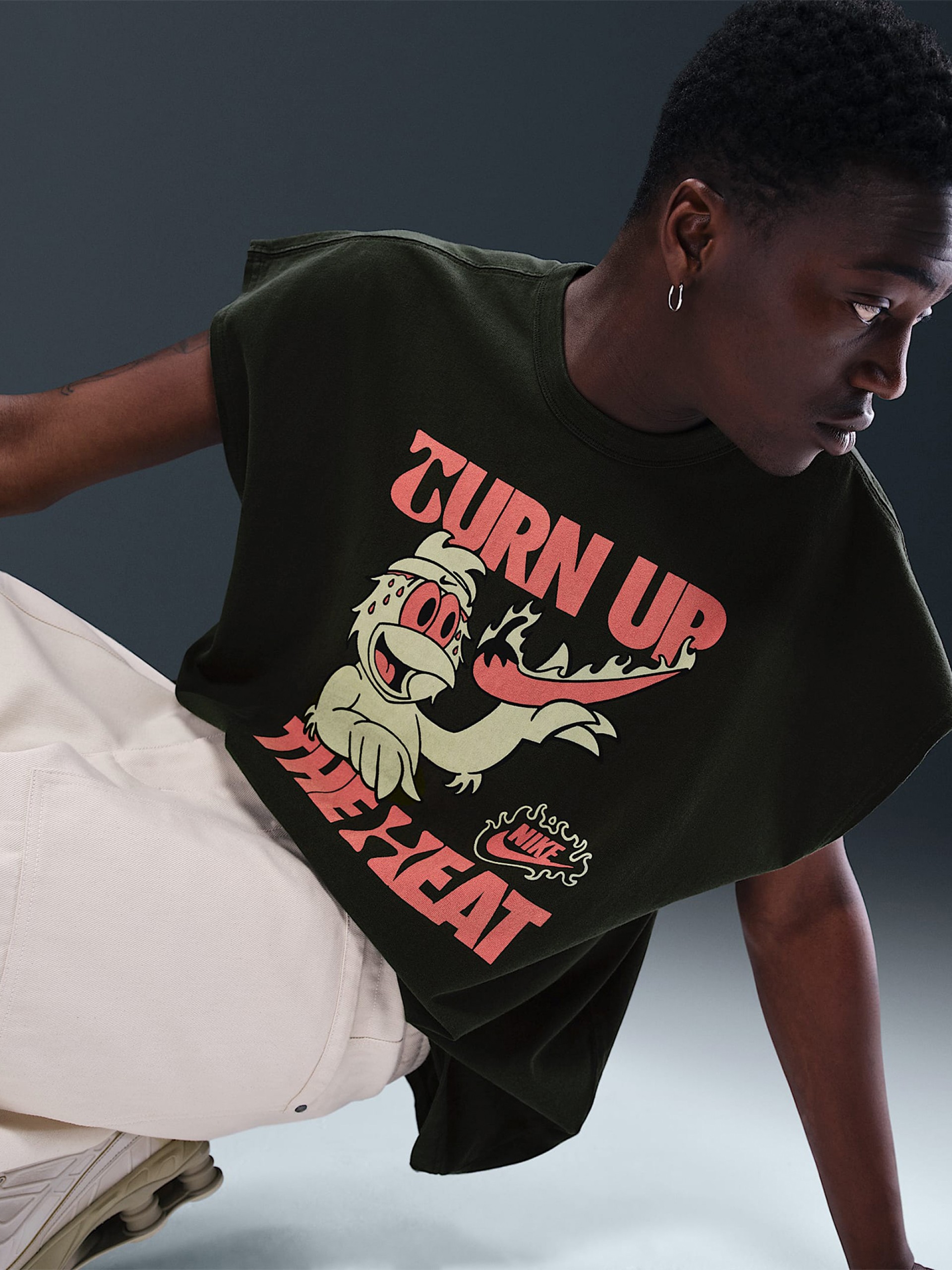 Nike Sportswear Sole Food Green T-shirt For Men