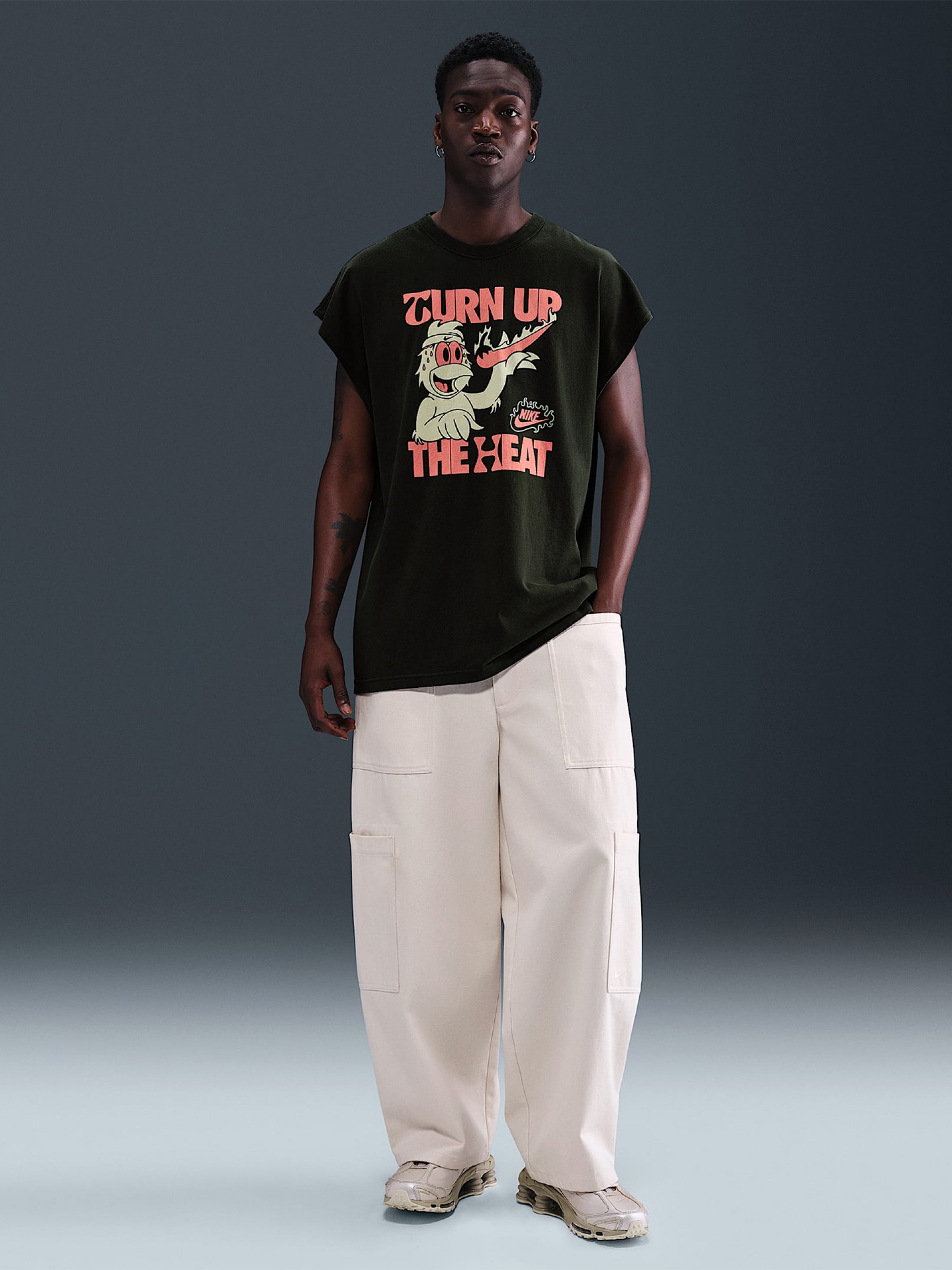 Nike Sportswear Sole Food Green T-shirt For Men