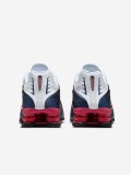 Sapatilhas Nike Shox R4 Azuis e Brancas Jnior