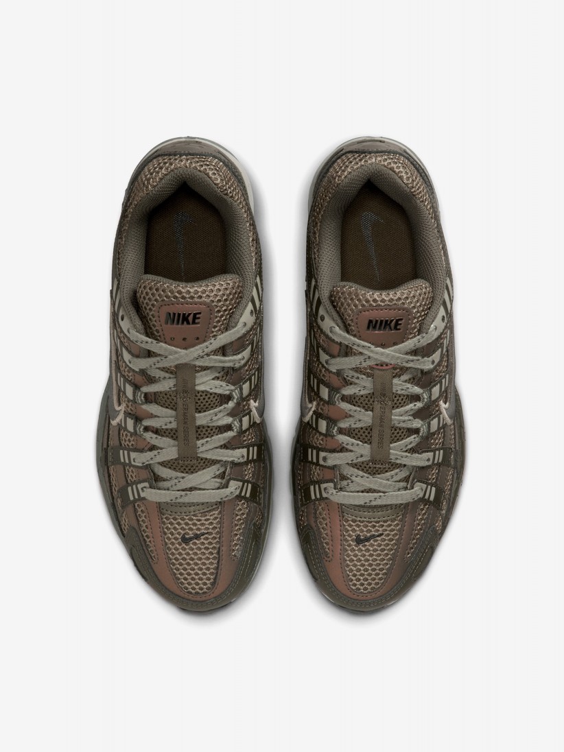 Nike P-6000 SE Green and Brown Sneakers For Women
