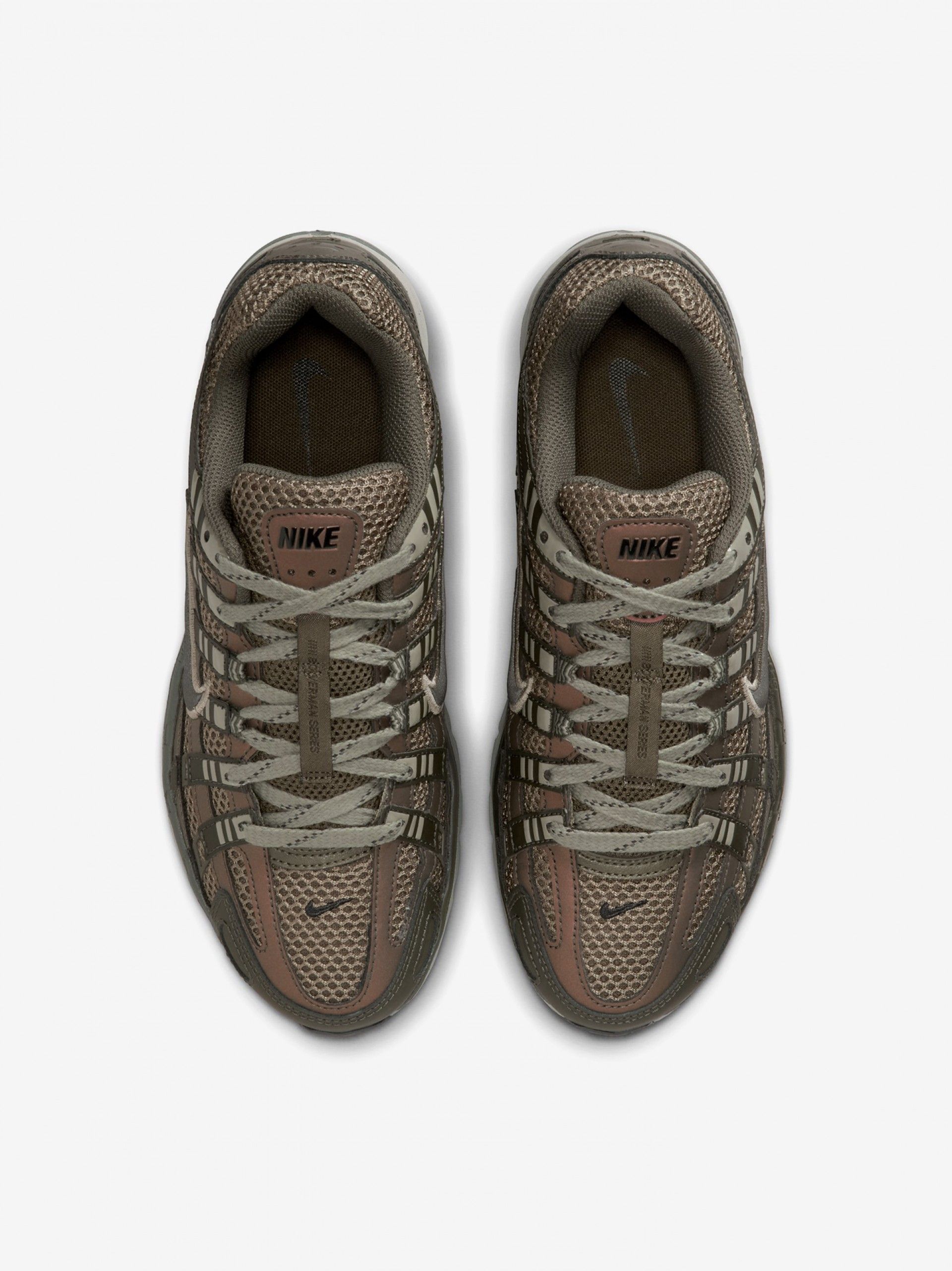 Zapatillas Nike P-6000 SE Verdes y Marrones Para Mujer