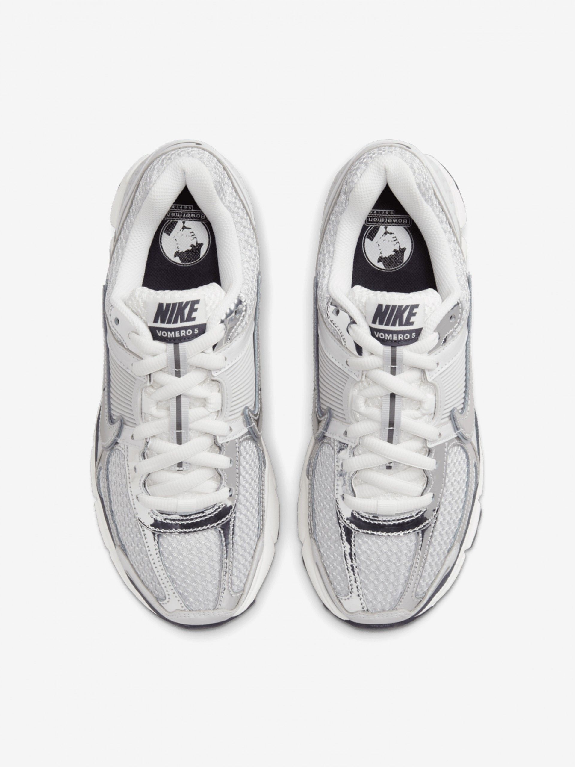 Sapatilhas Nike Zoom Vomero 5 Cinzentas e Prateadas Para Mulher