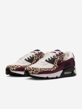 Zapatillas Nike Air Max 90 Print Animal Burdeos Para Mujer