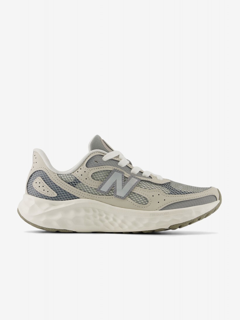 Sapatilhas New Balance Fresh Foam Arishi v4 TIRALUX Cinzentas e Bege Para Mulher