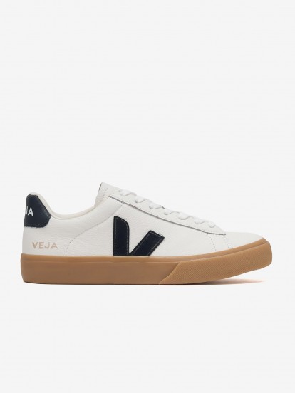 Sapatilhas VEJA Campo Chromefree Leather Brancas e Azuis