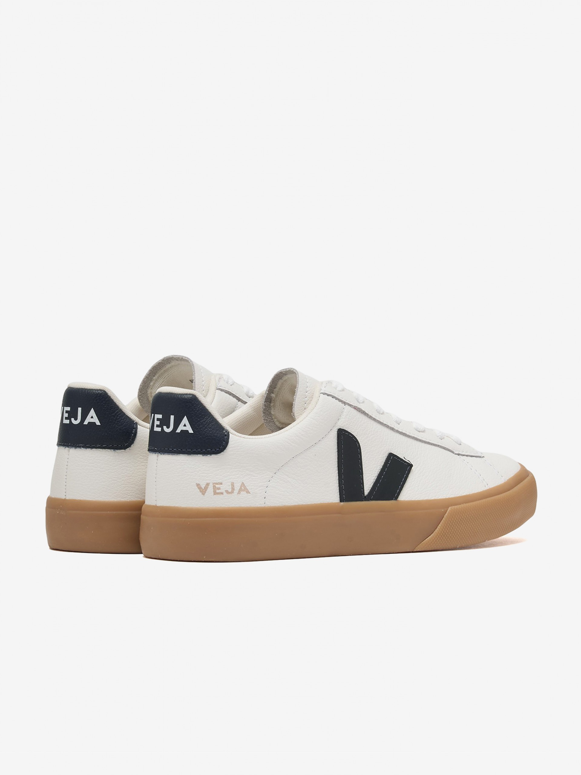 Zapatillas VEJA Campo Chromefree Leather Blancas y Azules