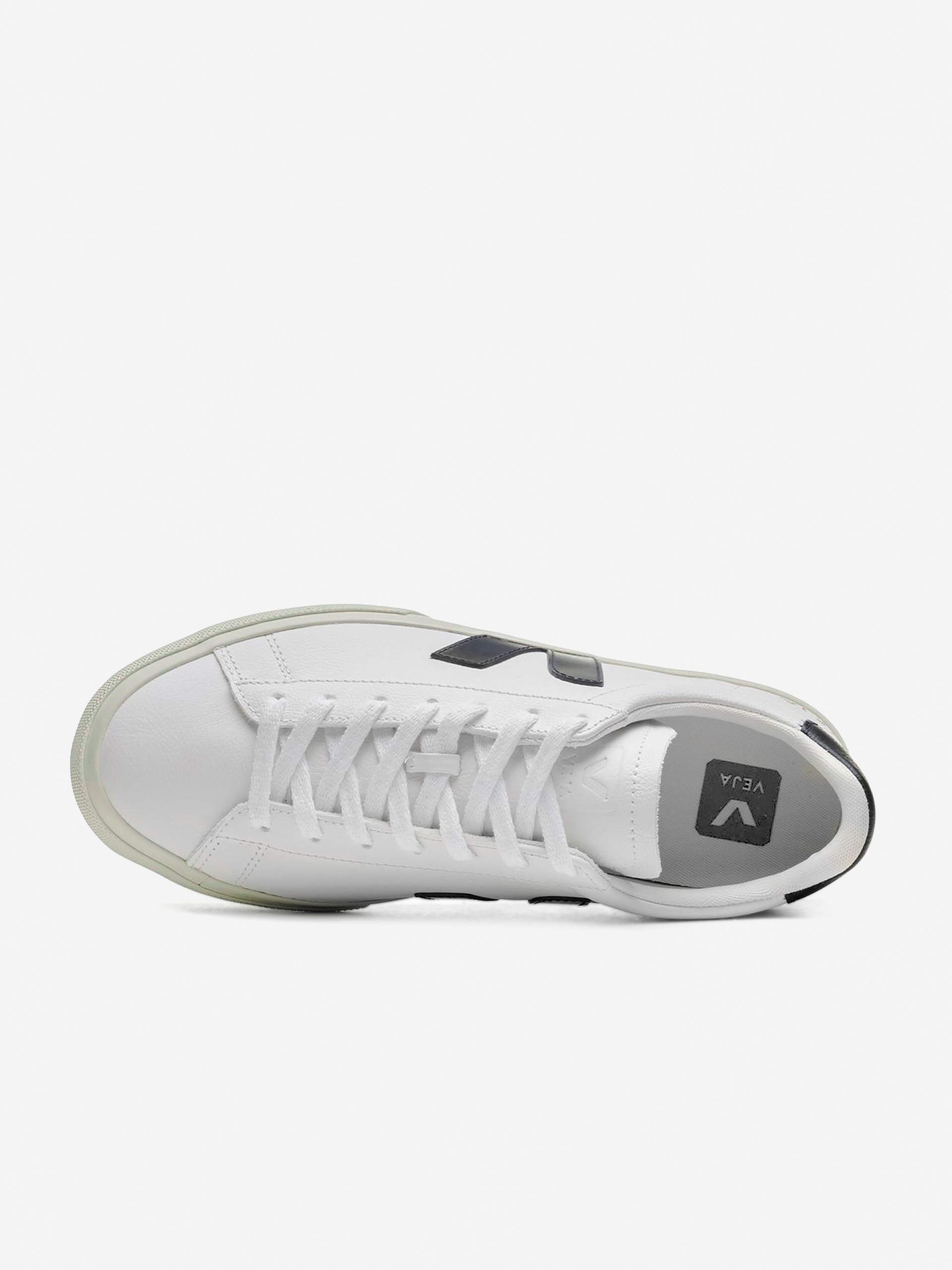 Zapatillas VEJA Campo Chromefree Leather Blancas y Negras