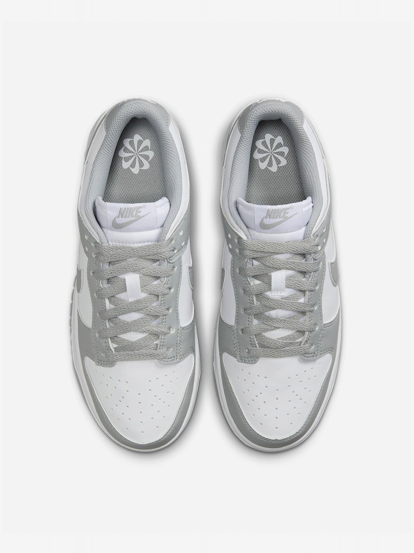 Sapatilhas Nike Dunk Low Next Nature Cinzentas e Brancas Para Mulher