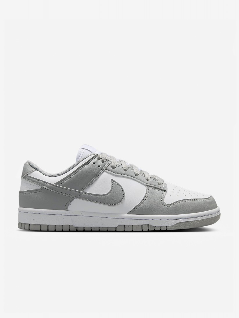 Sapatilhas Nike Dunk Low Next Nature Cinzentas e Brancas Para Mulher