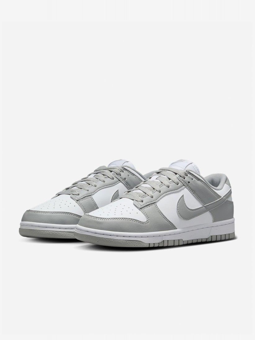 Sapatilhas Nike Dunk Low Next Nature Cinzentas e Brancas Para Mulher
