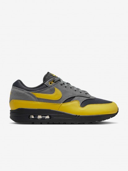 Sapatilhas Nike Air Max 1 Essential Cinzentas e Amarelas Para Homem