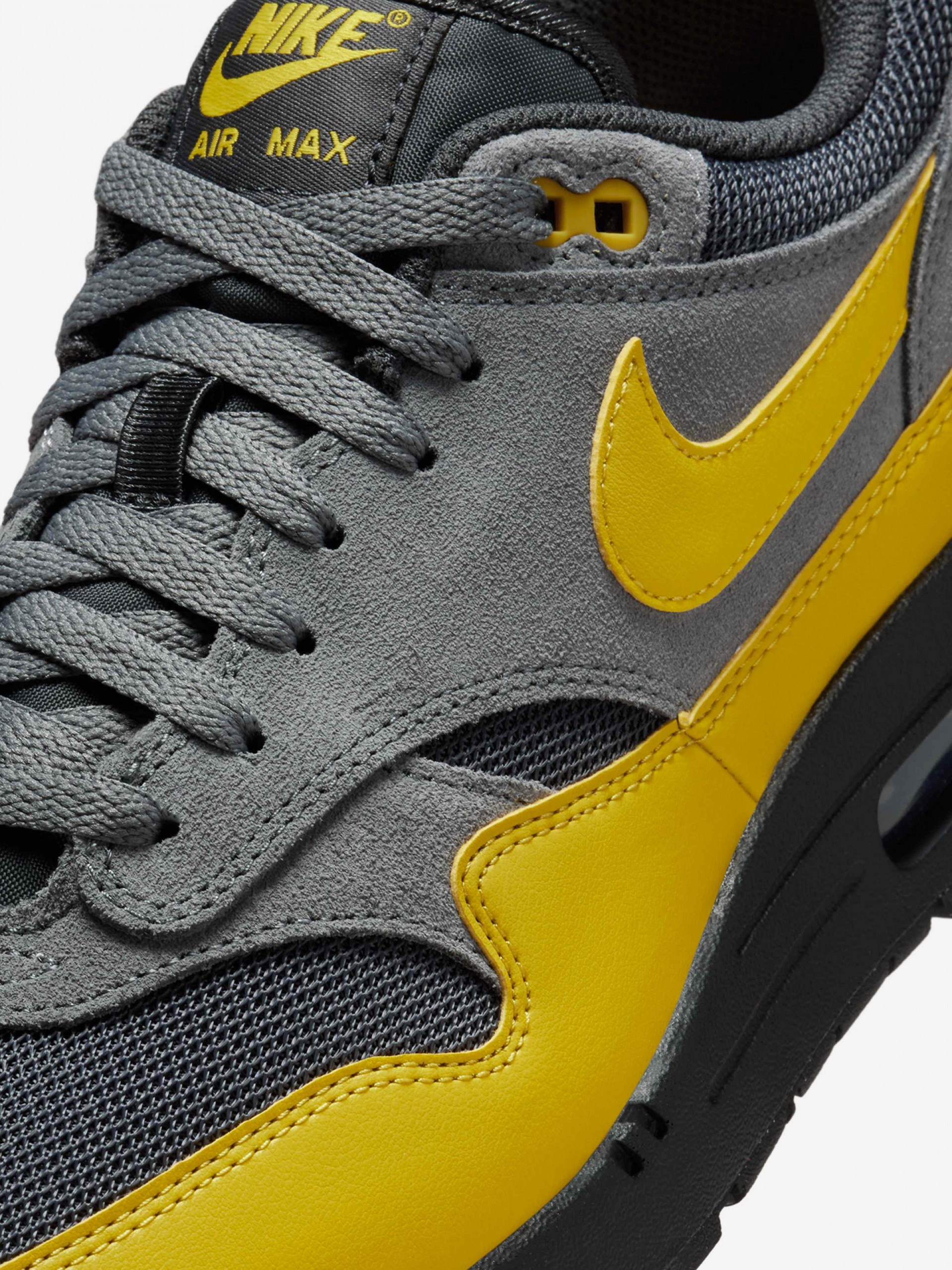 Sapatilhas Nike Air Max 1 Essential Cinzentas e Amarelas Para Homem