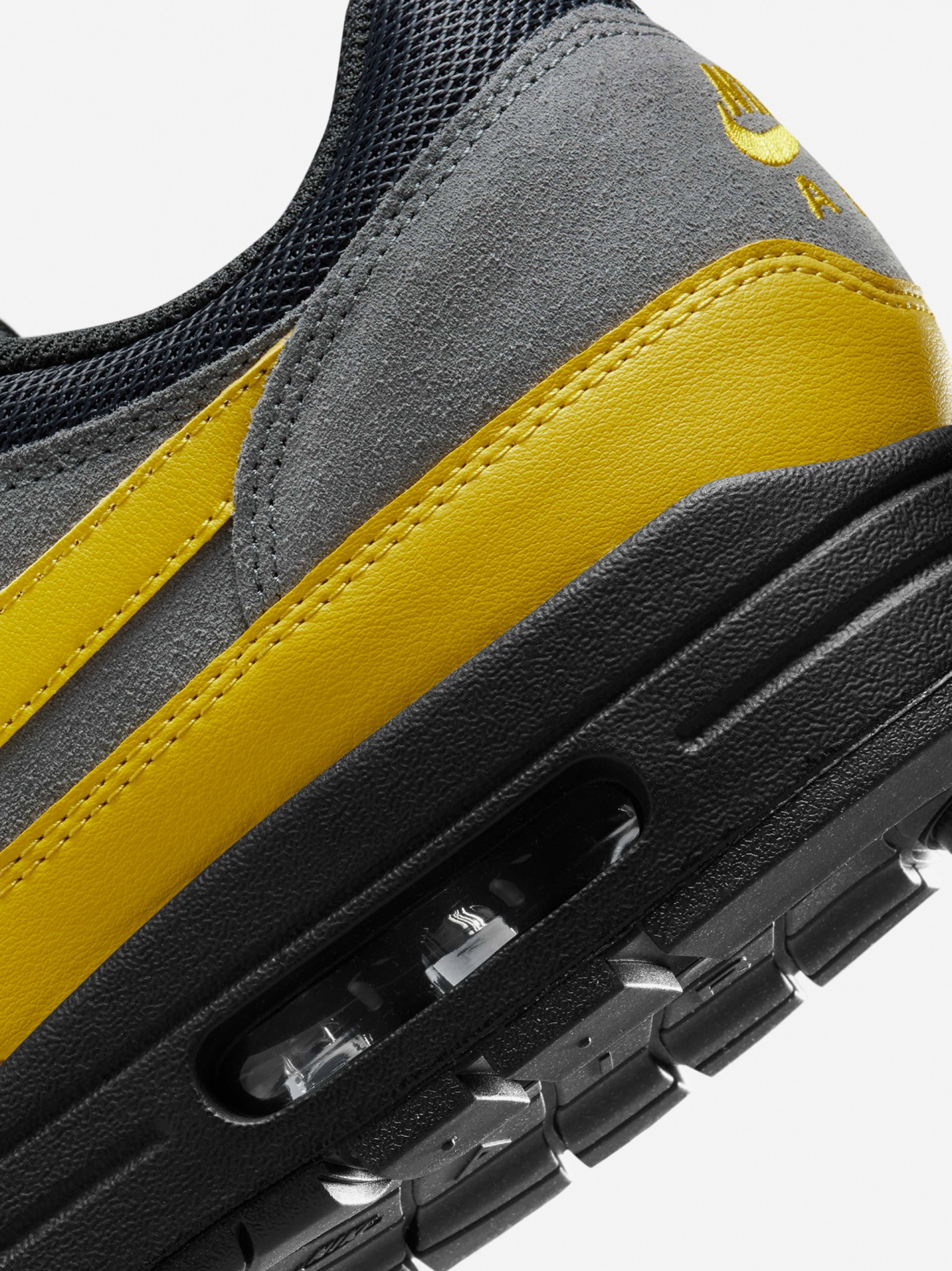 Sapatilhas Nike Air Max 1 Essential Cinzentas e Amarelas Para Homem