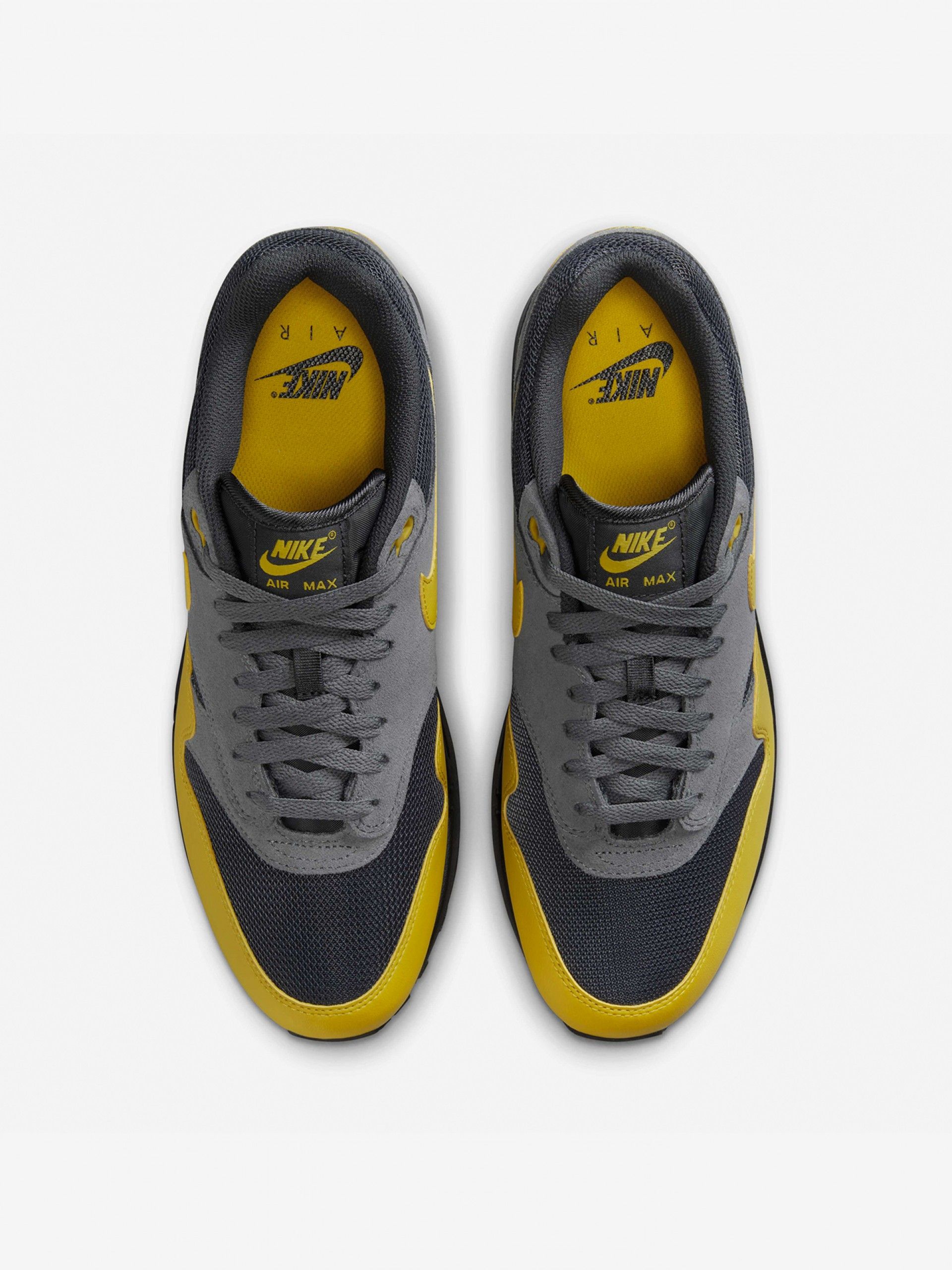 Sapatilhas Nike Air Max 1 Essential Cinzentas e Amarelas Para Homem