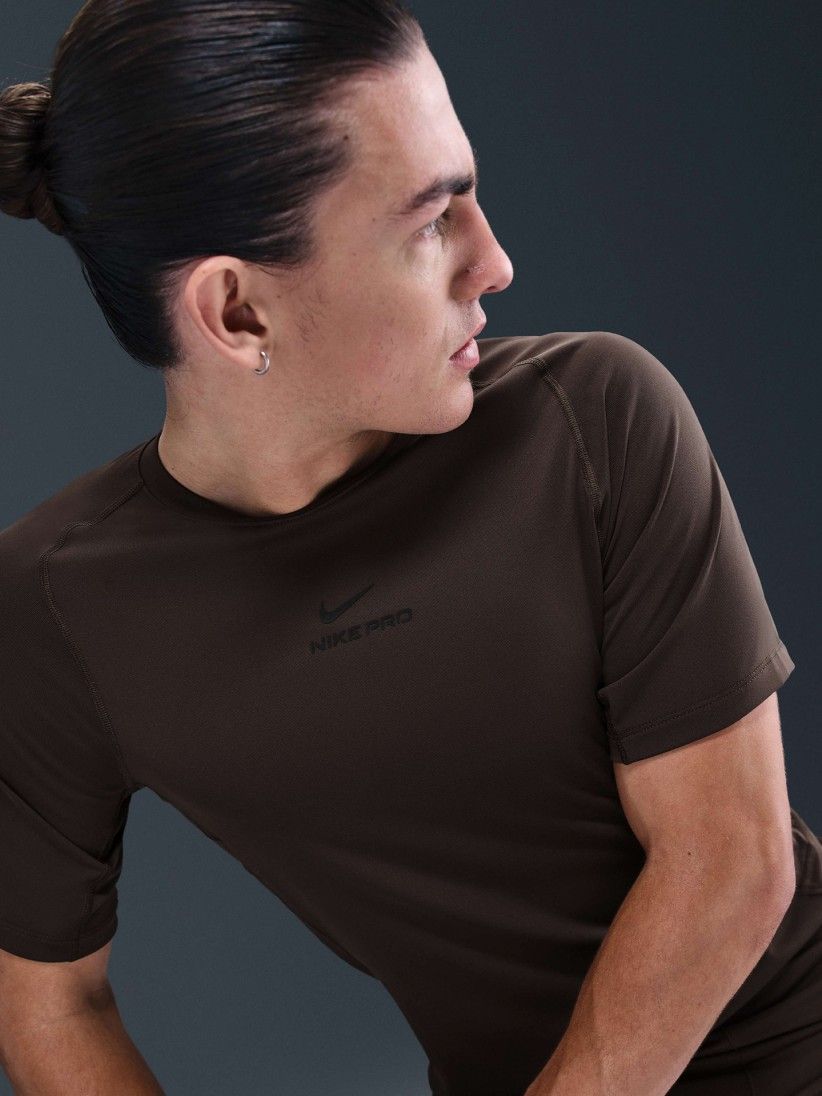 Camiseta de Entrenamiento Nike Pro Dri-FIT Marrn Para Hombre