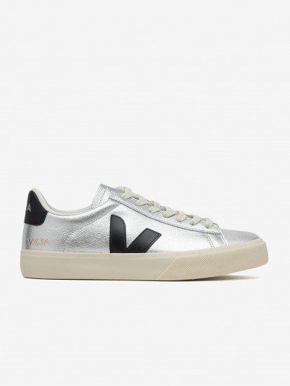 Sapatilhas VEJA Campo Chromefree Leather Prateadas