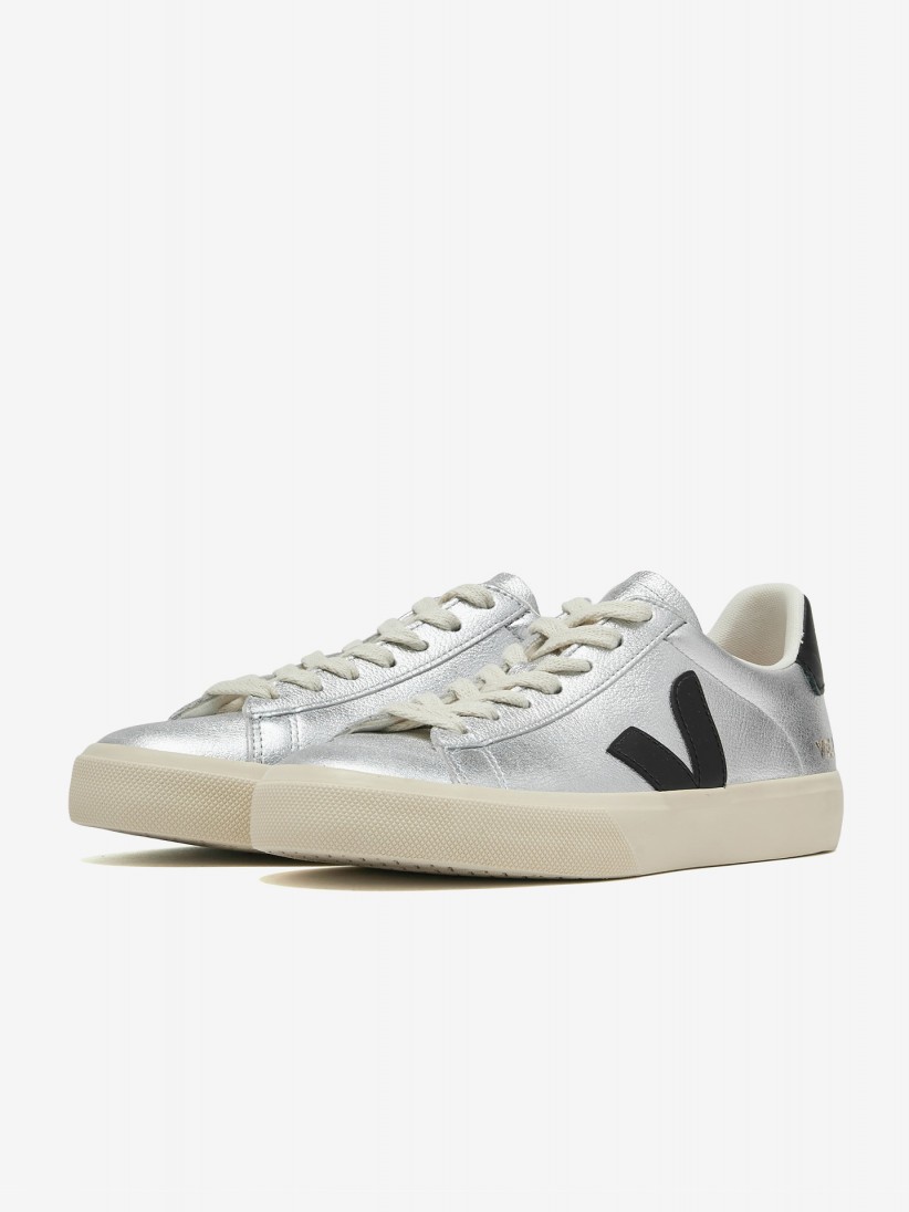 Sapatilhas VEJA Campo Chromefree Leather Prateadas