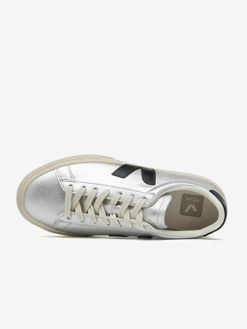 Sapatilhas VEJA Campo Chromefree Leather Prateadas