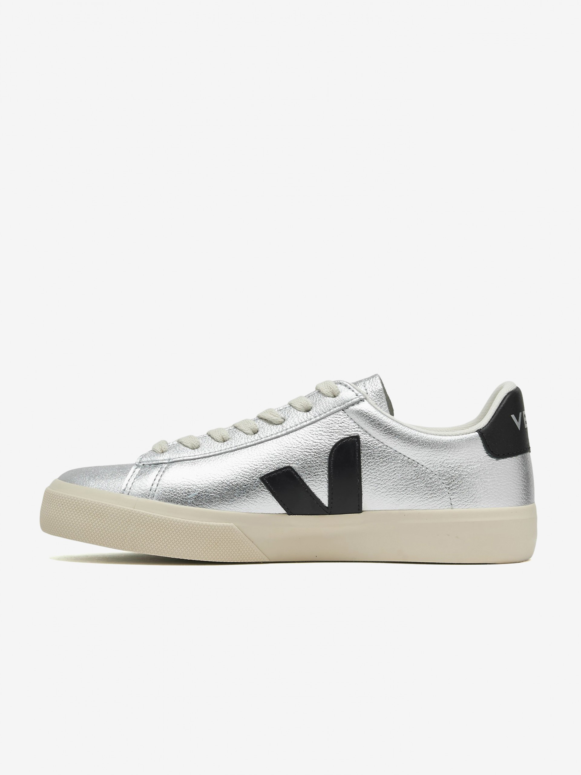 Zapatillas VEJA Campo Chromefree Leather Plateadas
