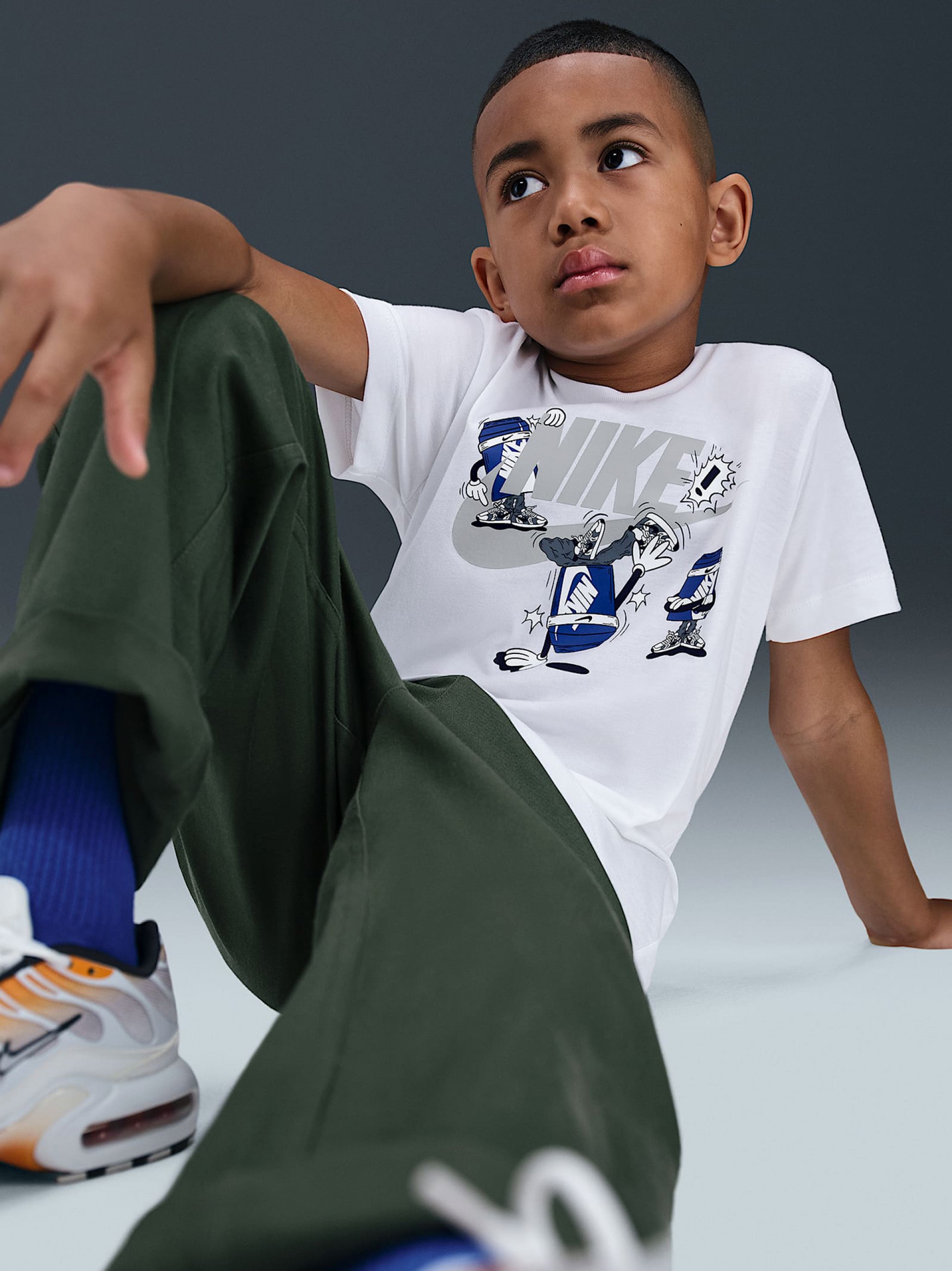 T-shirt Nike Sportswear Júnior Branca