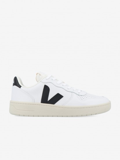 Sapatilhas Veja V-10 Prime Brancas e Pretas